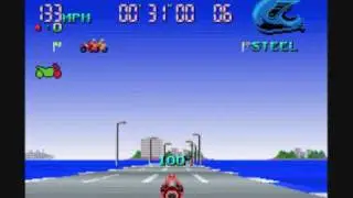 Gameplay - Full Throttle Racing SNES