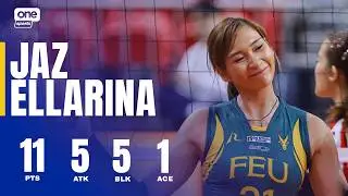 Jaz Ellarina DOMINATES THE NET for FEU vs UE | UAAP SEASON 88 WOMEN&rsquo;S VOLLEYBALL ROUND 1 | HIGHLIGHT