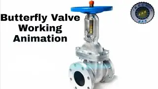 Butterfly Valve Working Animation | MEC BOY |
