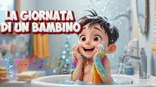 La Giornata di un Bambino 🎶 | Canzone Educativa per Bambini