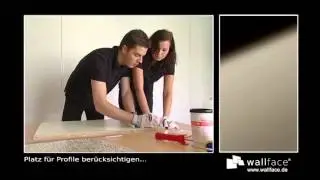 Wallface Wandpaneele Wandverkleidung Montage Komplett