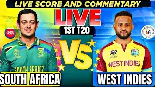 South Africa vs West Indies, 1st T20I, West Indies tour of South Africa, 2026 - Commentary