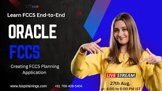 Creating FCCS Planning Application | Oracle FCCS Webinar