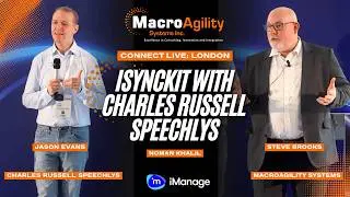 Charles Russell Speechlys iSyncKit Transformation with MacroAgility Systems, Live in London