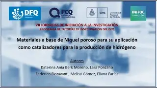 VII Jornadas de iniciaci&oacute;n a investigaci&oacute;n del DFQ - Berk Katerina, Ponzano Lara