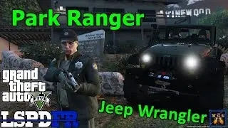 Real Time - Early Morning Park Ranger Jeep Wrangler Patrol | GTA 5 LSPDFR Episode 279