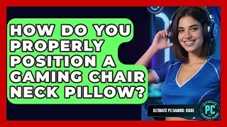 How Do You Properly Position A Gaming Chair Neck Pillow? - Ultimate PC Gaming Guide