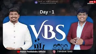 VBS || MORNING SESSION || DAY 1 || GOD OF GOD CHURCH SOBHANAPURAM