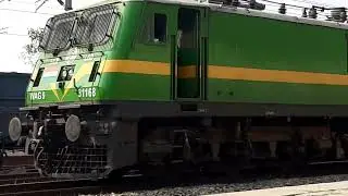 Three Parallel Trains in a row with parallel Running and Crossing on Dedicated Freight ep 207