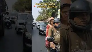 Heavy traffic jam near Iskcon temple Nayapalli, Bhubaneswar I #odia#odiasong#odiacomedy#viralvideo