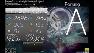 DragonForce - Midnight Madness [Legend] 4miss 99.36%