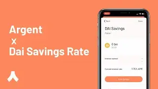 Argent x Dai Savings Rate