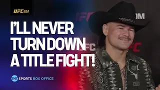 Diego Lopes HAPPY to get another shot at the featherweight title vs Alexander Volkanovski 😁