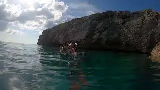 One less lionfish in Eleuthera