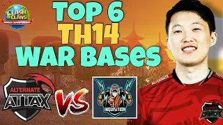 *New* Top 6 Th14 War Base With Link | ATN aTTaX vs Inquisition Bases | Clash Of Clans