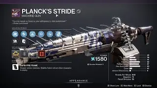 HOW TO GET PLANCKS STRIDE - DESTINY 2