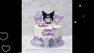 Ide kue ultah kuromi #kueulangtahun #birtdaycake #cakekuromi#cakeidea@cakehils