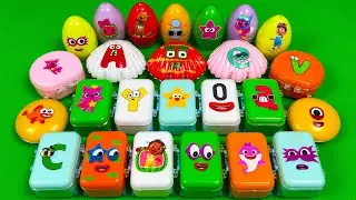 Rainbow SLIME🌈 Looking For Numberblocks, Alphabet Lore in Suitcases... CLAY! Satisfying Slime ASMR