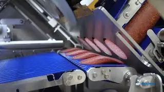 MULTIVAC industri&euml;le slicer- en verpakkingslijn voor vleeswaren of kaas