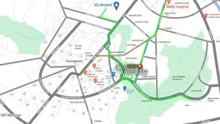 Simple 2D Location Map for 3D Architectural Studio