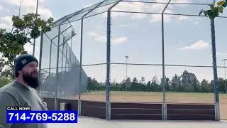 Baseball Field Fencing Installation Services Orange County CA