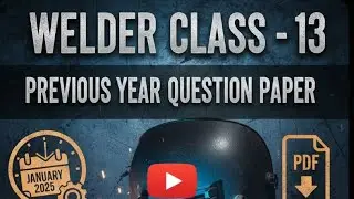 iti welder trade theory question paper|welder previous year question paper|welder CBT question paper