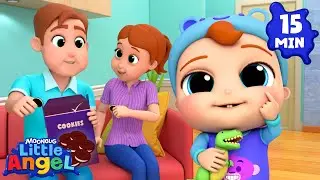 When Parents Sneak a Sweet Treat 😋🍫 | Little Angel | Food Cartoons & Nursery Rhymes | Moonbug Kids