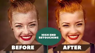 How to Skin-Retouch using Frequency Separation in Photoshop I Photoshop Tutorial