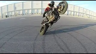No Brakes Circle Wheelie Practice