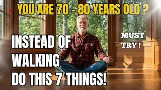 Seniors 70-80 Years Old? Walking Less? Must try doing these 7 THINGS instead❗