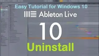 How to Uninstall Ableton 10 Live on Windows 10 - Easy Tutorial