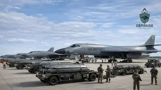 Иран в панике! США загружают десятки ракет AGM-158 JASSM на бомбардировщики B-1 Lancer