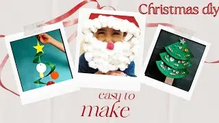 Last-Minute Christmas Crafts 🎄✨ | Easy & Fun School Project #christmas #trending #viral