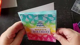 Maraca Birthday Card, using the Hero Arts April 2018 Monthy subscription kit