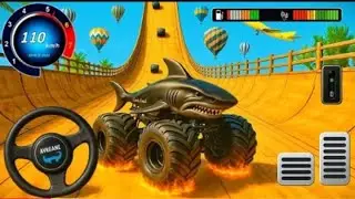 Monster Truck Mega Ramp Racing Challenge Android Gameplay 