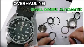 SMALL DIVERS 4205-0145 | SEIKO DIVERS AUTOMATIC | OVERHAULING AND CASE BUFFING