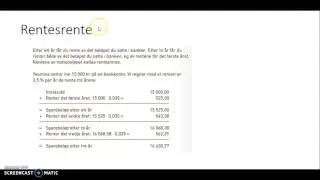 1G Renteregning
