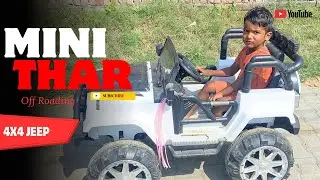 RC Mini Thar 🔥🔥| Battery Jeep | Remote Control Car | Kids Car | Thar 4X4 