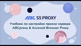 Подробное руководство по настройке прокси для Accovod Browser с помощью ABCproxy #anti #accovod