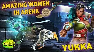 Perfect Team With ''Yukka'' strategy gameplay 💀🔥 || Shadow Fight 4 Arena