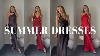 SUMMER DRESS HAUL | SUMMER HOLIDAY & WEDDING GUEST DRESSES | NEW IN 2025