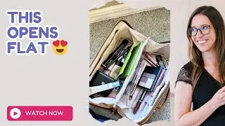EACHY Makeup Bag Review | Best Flat Lay Cosmetic Bag for Travel