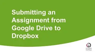 Submitting  from Google Drive to Dropbox