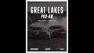 Great Lakes Pro-Am Series Round 4-Lake Erie Speedway Drift Competition Formula Drift Sanctioned LIVE
