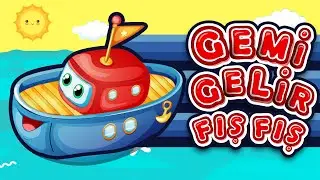Gemi Gelir Fış Fış Fış | Eğitici ve Eğlenceli Bebek ve Çocuk Şarkısı | Çizgi Film | Tatlış Tavşan