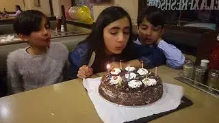 Hannah's birthday in Pizza Hut Lahore
