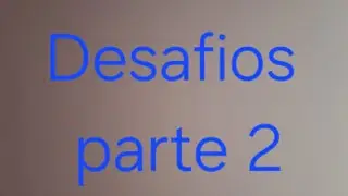 *Eu não esperava isso 😞*(Desafios parte 2)