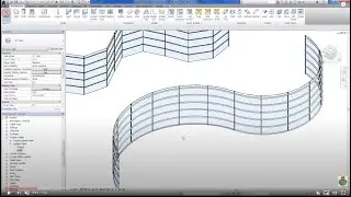 Revit - Real Curved Curtain Wall