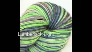 Hand dyed sock yarn