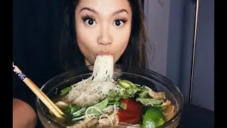 Chicken Pho Mukbang | Twayeats